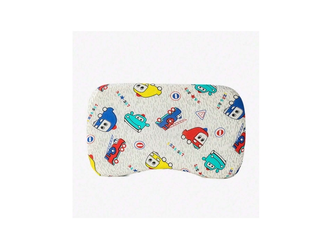 Almofada Para Bebé, Em Tecido Com Estampado Fofo, Espuma Viscoelástica, Design Ergonómico, Ideal Para Bebés.