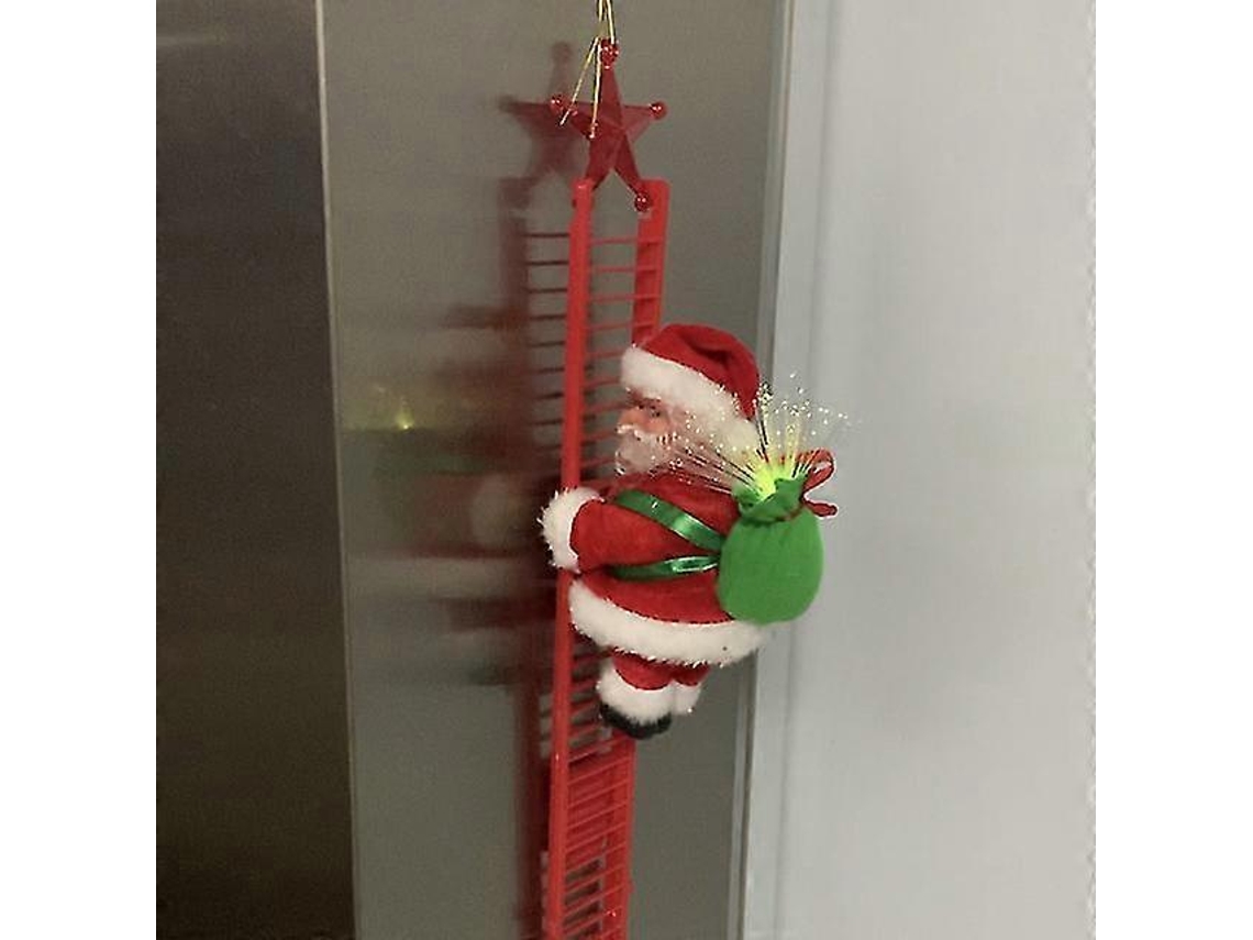 Enfeite De Natal Para Árvore De Natal Escada Elétrica Musical Com Papai Noel Para Pendurar Na Árvore De Natal Presente De Ano N Aquaforge