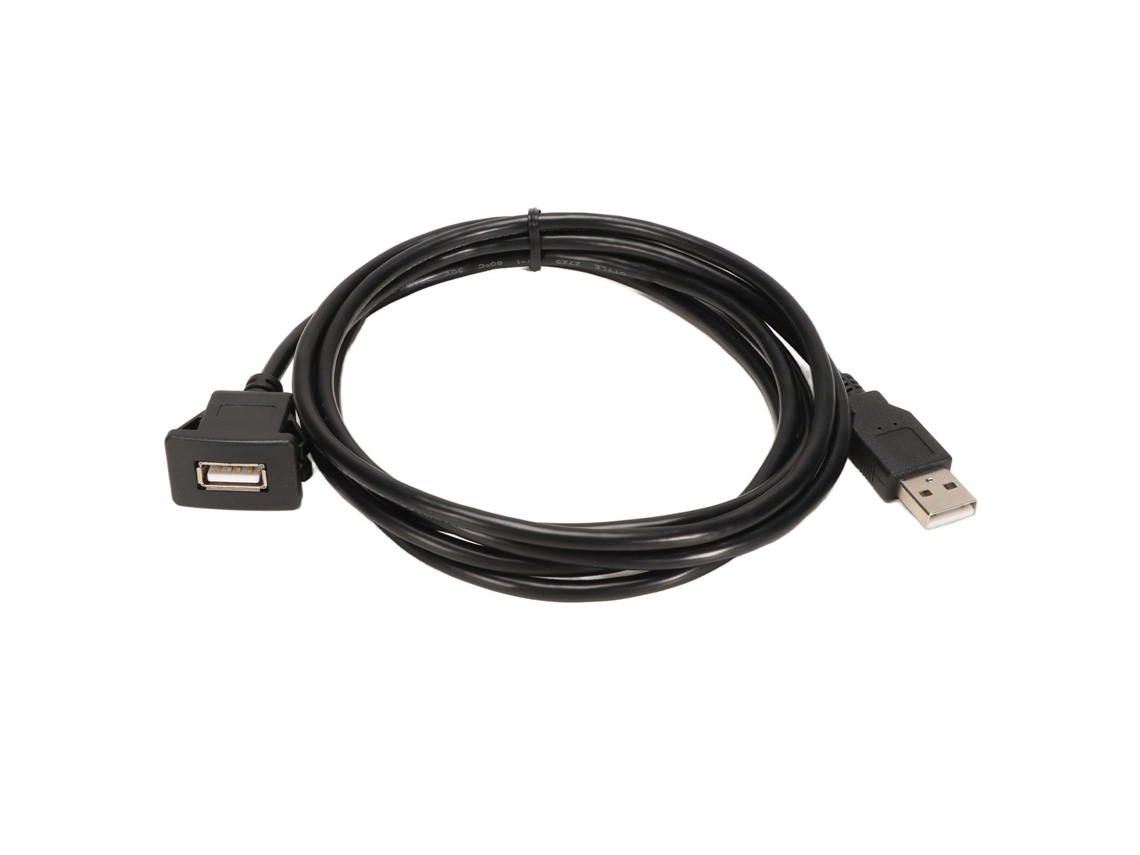 Cabo Extensão Usb 2.0 Carro Pvc Impermeável Painel