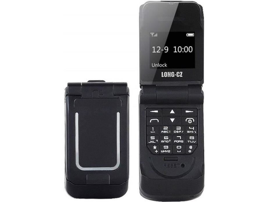 Hg13438-Mini Long-Cz J9 Flip Telefone Móvel 0.66 Menor Telefone Celular Bluetooth Discador Fm Mãos-Livres Voz Mágica YWEI
