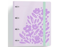 Pasta com argolas CARCHIVO Carpeblock360 Malva A4