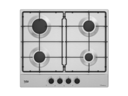 Hiag64223Sxe Placa Aço Inoxidável Embutido 60 Cm Gás 4 Zonas BEKO