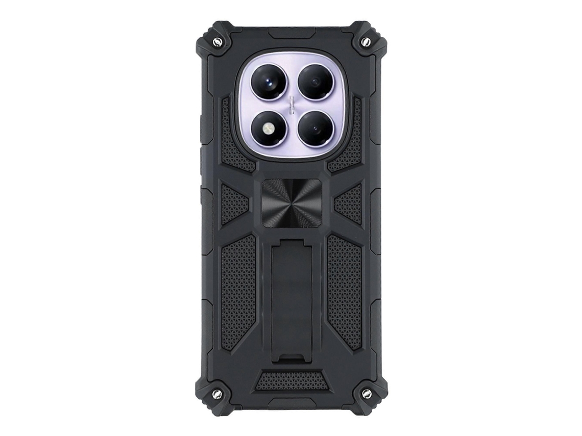 Capa Tkdaddy Para Xiaomi Redmi Note 14 Pro 4g / 5g / Note 14 Pro 5g Com Suporte, Proteção Contra Quedas, Pc Capa Traseira De Tpu Preta