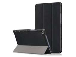 Capa‑flip Horizontal Textura Custer Halinuia Com Suporte Triplo Para Huawei Mediapad M5 Lite 8 Polegadas