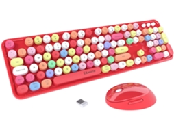 Teclado ENKERS e Rato 2.4GHz Inglês