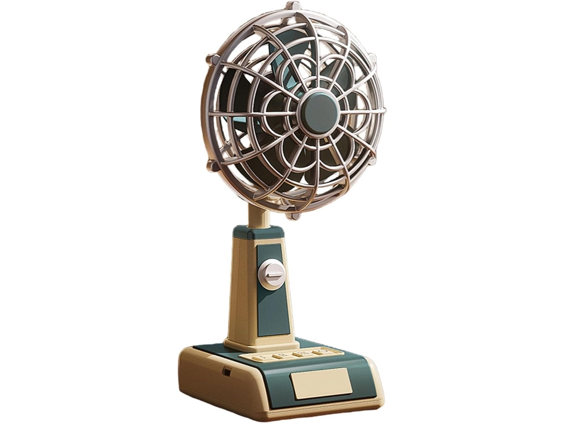 Ventilador De Mão Recarregável, Dobrável E Portátil Para Mesa.