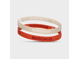 Pack De 2 Fitas De Cabeça Antiderrapantes Amarrado Gr Bege Encarnado Siroko