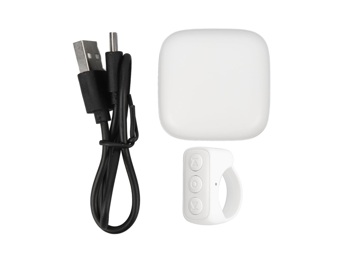 2026 anillo de Controle Remoto Bluetooth para Páginas e Rolagem de App, Clicker Celular Sem Fio
