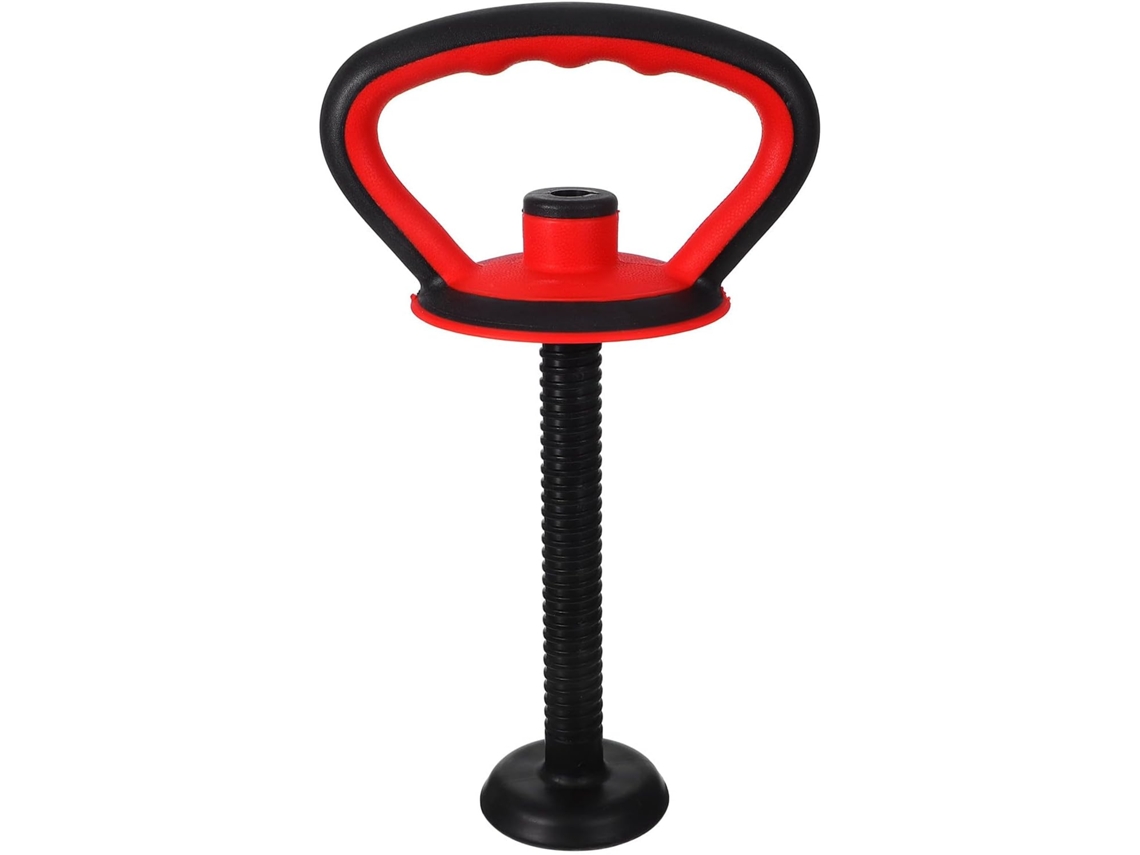 Barra De Kettlebell Ajustável Com Base Estável E Plástico Resistente