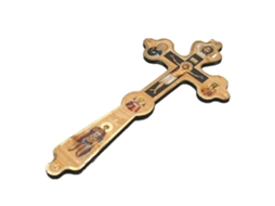 Jesus Cruz Mão Igreja Cristã Talheres Figuras De Padre Ortodoxo Presépio Católico Cristo De Madeira Decoração De Parede Slowmoose