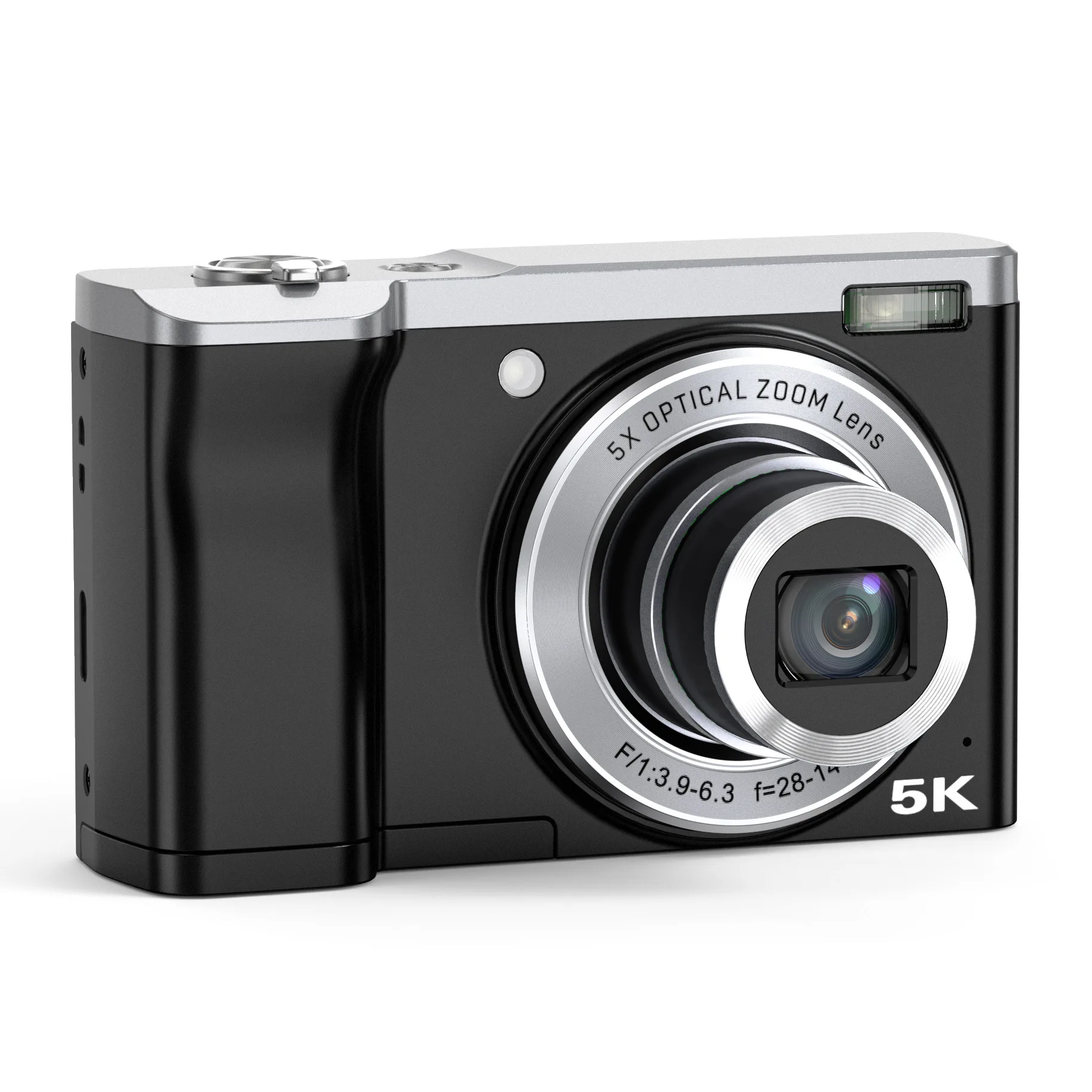 (preta) Câmera Digital 5k, Câmera Slr Sem Espelho, Câmera Digital De Alta Qualidade