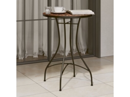 Vidaxl Mesa De Bistrô Em Mosaico Ø50x70 Cm Cerâmica Terracota