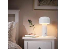 Nettlife Candeeiro De Secretária Led Sem Fios Regulável A Pilhas 2 W Candeeiro De Cabeceira Para Quarto Pequeno Candeeiro De Cogumelo