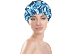 Touca De Banho Feminina, Reutilizável, Impermeável, Dupla Camada, Com Elástico, Ideal Para Cabelos Longos, Cor