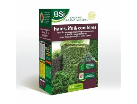 Adubo Orgânico Bsi Hedge / Yew / Conifer 4 Kg