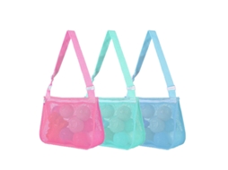 Conjunto 3 Bolsas De Armazenamento De Malha Para Brinquedos De Praia Yuysan 21x25x8cmbb03)