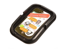 Suporte Tapis Antiderrapante Carro Painel Controle Silicone Preto