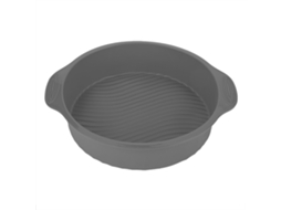 Moldes De Bolo Silicone Redondos 9 Polegadas Cinza