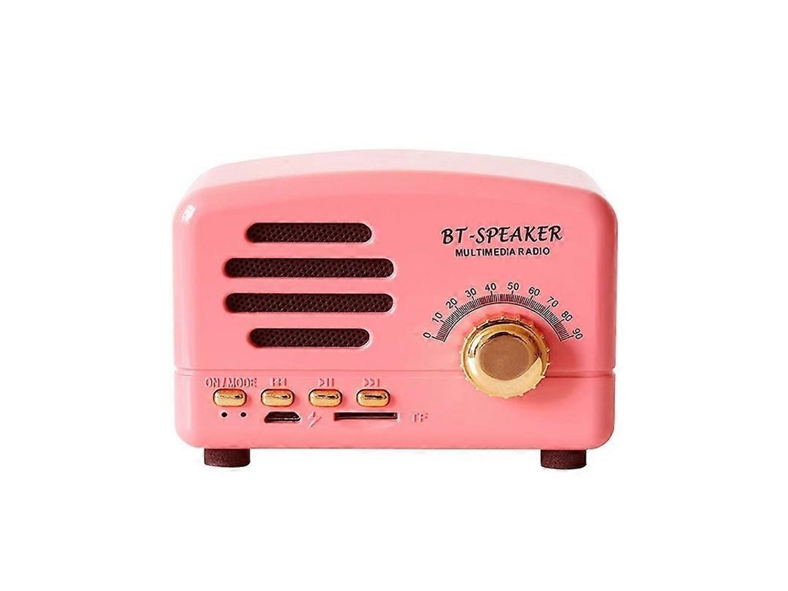 Bt01 Mini Alto Falante Bluetooth Retrô Nostalgia88