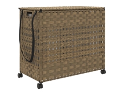 Laundry Basket, Laundry Baskets Vidaxl Marrom Vime (n/a)