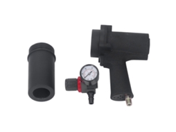 Pistola de calafetagem pneumática profissional com regulador de velocidade e manômetro, 310 ml