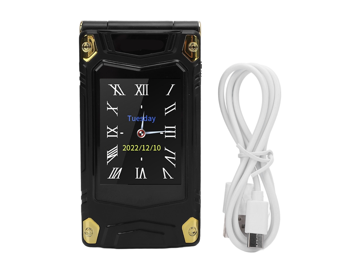 Telefone Flip 4g Dual Com Ecrã Duplo E Dual Sim - Laxiscreed