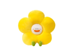 Peluche HXDZFX Flores Engraçadas Amarelas 43 Cm