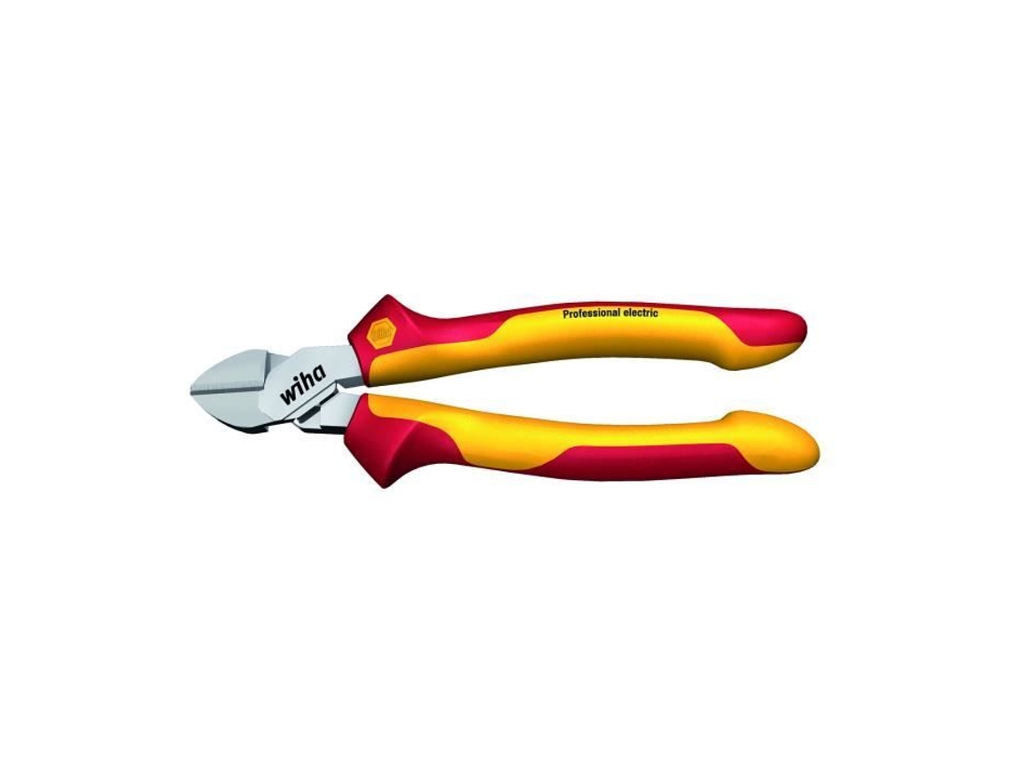 Alicate de Corte Diagonal Elétrico Profissional WIHA 180 Mm 43340