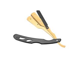 Aparelho De Barbear Manual Profissional, Suporte Para Aparelho De Barbear Em Aço Inoxidável, Aparelho De Barbear Profissional Com Lâmina Reta.