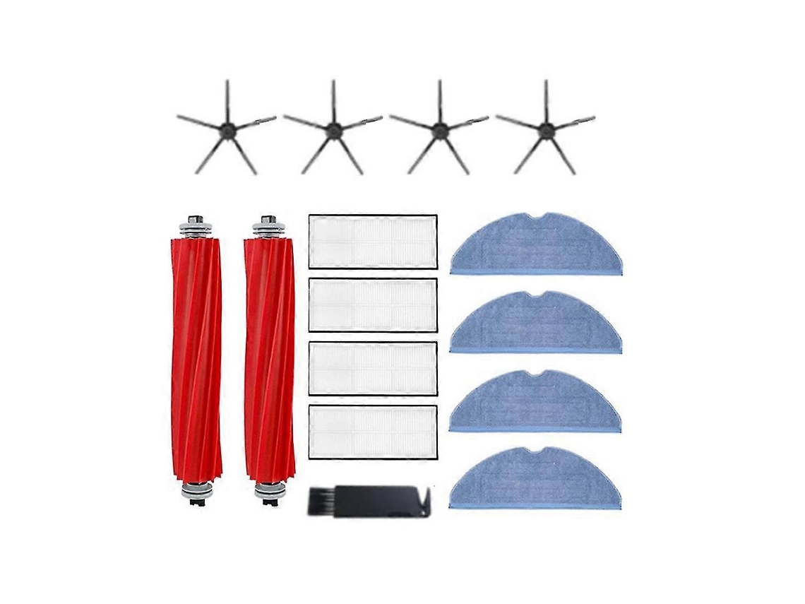 Conjunto Para S7 Maxv S7 Maxv Plus S7 Maxv Escova Lateral Principal Filtro Hepa Esfregão Saco De Pó Peças Robô Aspirador De Pó