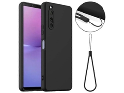 Lurelia Capa Para Sony Xperia 10 V Em Silicone Líquido, Magsafe E Cordão