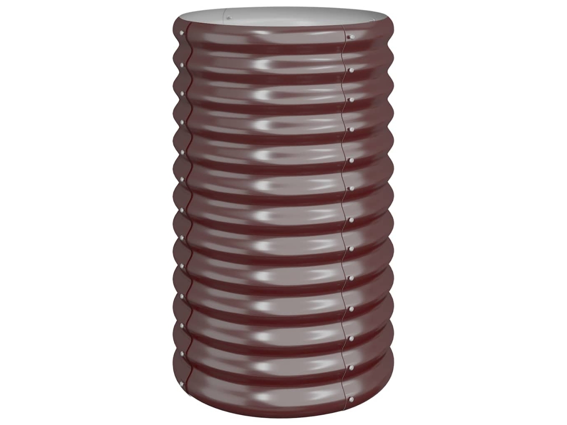 Garden Planter, Garden Planters Vidaxl Marrom Aço (40 X 40 X 68 Cm)