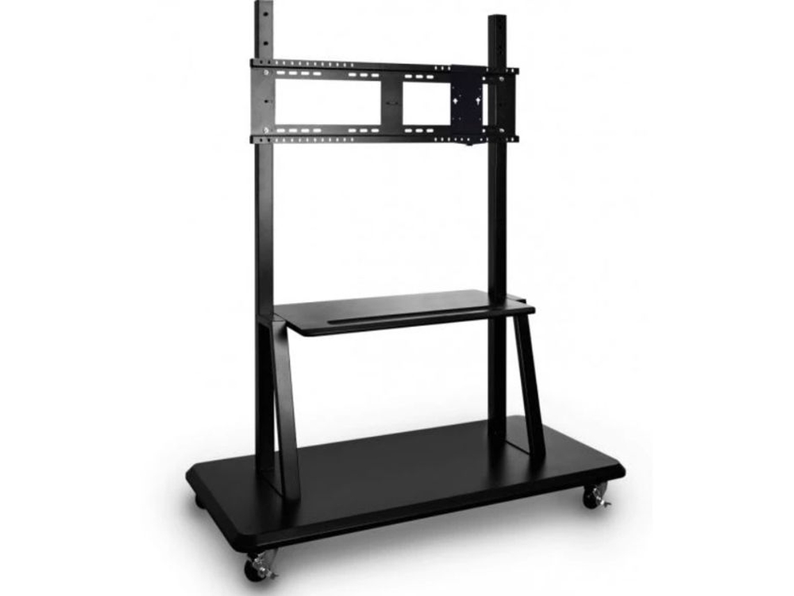 Carrinho de montagem em parede Vb Stnd 001 2c com rodas compatível com monitores Viewsonic ajustáveis em altura de 55/65/70 e 84 polegadas
