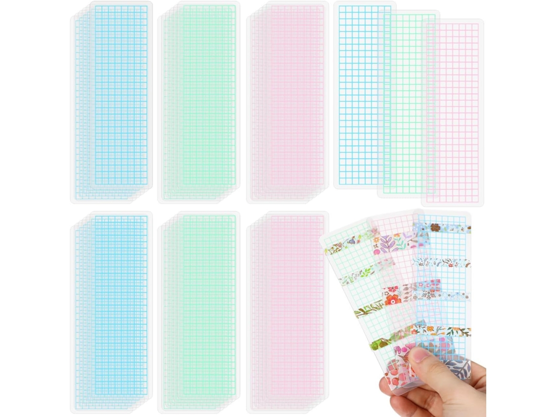 Conjunto De 45-prateleiras Plástico Para Fitas Washi, Organizador Estável E Confiável Para Fitas Washi Na Escola Em Casa