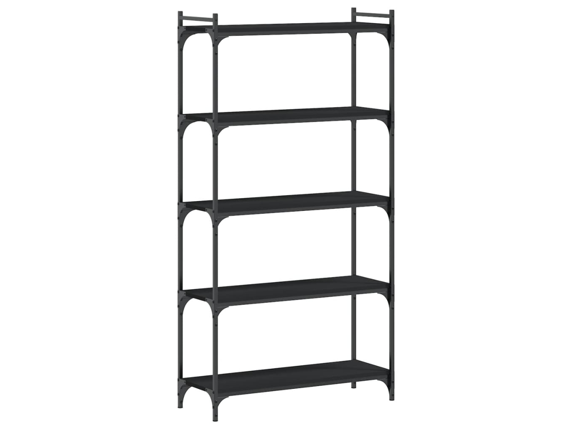 Bookcase, Bookcases Vidaxl Preto Madeira Processada (n/a)