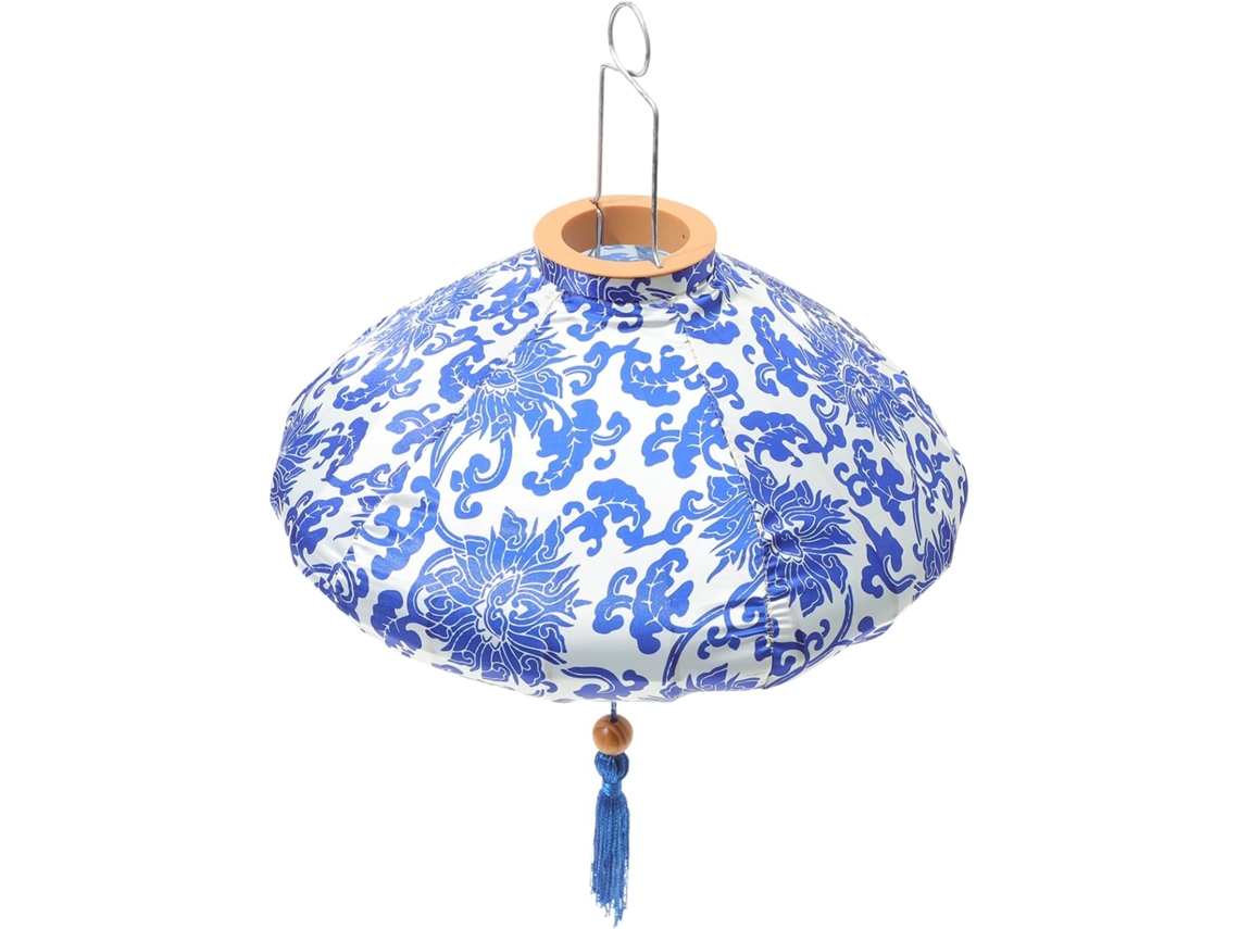 Lanterna De Seda Vietnamita De 30 Cm, À Prova D'água, Para Decoração Externa, Para Pendurar No Ano Novo Chinês.