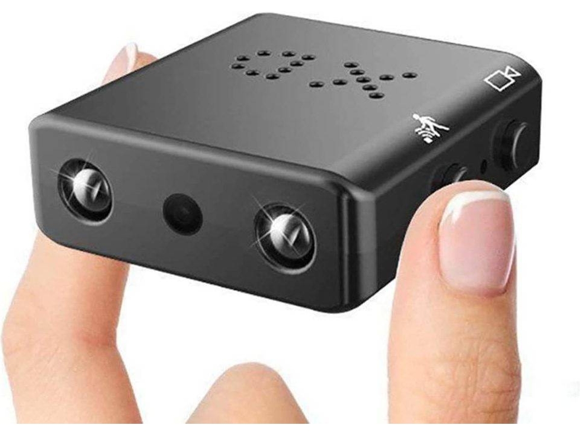 Mini Spy Camera Hd 1080P Câmera de Segurança com Visão Noturna Detecção de Movimento para Casa Carro Escritório Ou Uso Externo Preta YIZHOOD