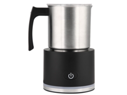 Laxiscreed Espumador De Leite Split Gs-508 Preto Com Tomada Ue Para Aquecer E Espumar Leite