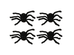 4 Peças de Aranha de Halloween para Decorações de Halloween ALLINLESS