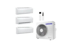 Ar Condicionado Comfort Pack SAMSUNG FJM UE AJ068TXJ2KG + 2 UI AR60F09C1AWN + 1 UI AR60F12C1AWN (15 + 15 + 20 m² + 9000+9000+1200 BTU - Branco)