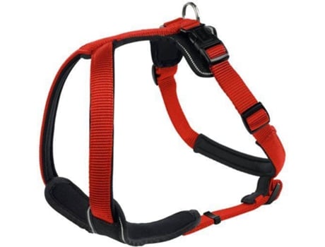 Peitoral para Cães  124448 (Vermelho e Preto - 2 x 65 cm - Tamanho: M)