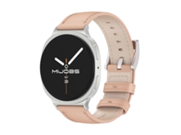 Pulseira De Couro Bovino Mijobs Para Samsung Galaxy Watch8 / Watch8 Classic