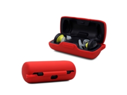 Capa De Silicone Bose Soundsport Free Com Fivela Vermelha Brilvibera