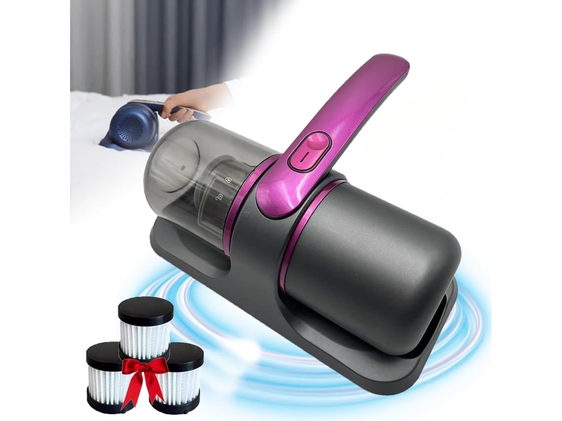 Aspirador de pó Cuich Liptaptyn 8 kPa com sucção potente antiácaros (roxo)