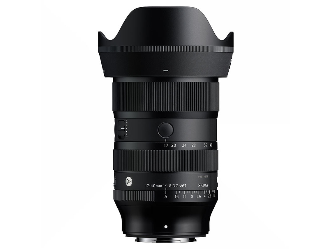 Lente SIGMA 17 40mm F/1.8 DC Art compatível com Fujifilm X