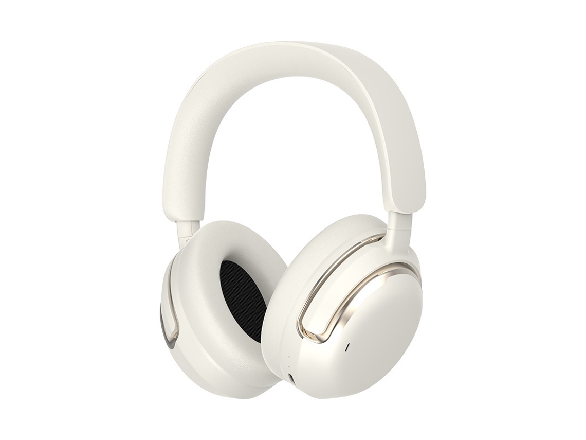 Fones De Ouvido Bluetooth M15 Com Cancelamento De Ruído Ativo , Estéreo, Bateria De Longa Duração, Branco Leitoso. Ushion (anc)