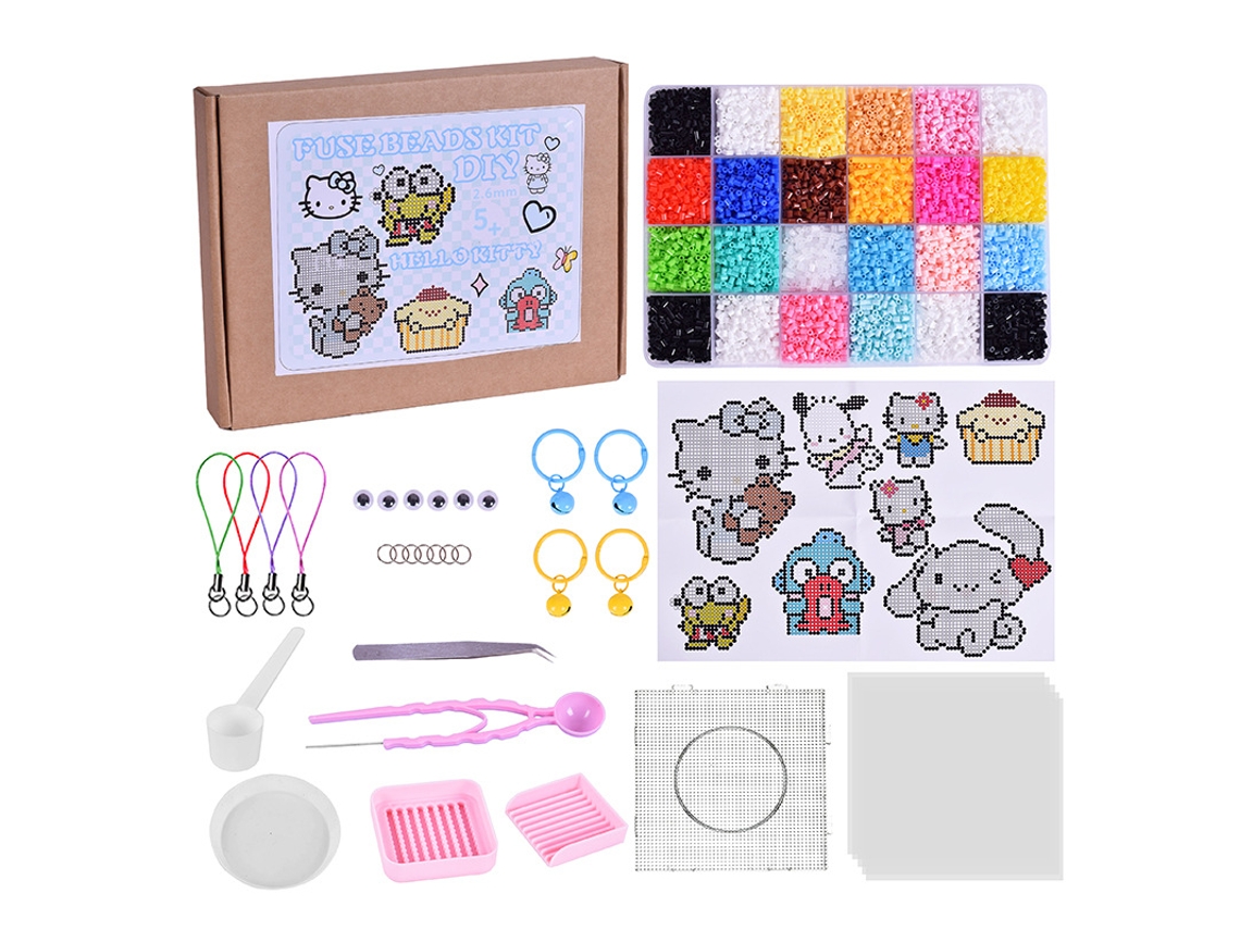 Contas de Fusão Kit CZHHMART com 10.000+ Contas Coloridas de 2.6mm, para Artesanato Diy para Criançasestilo 10
