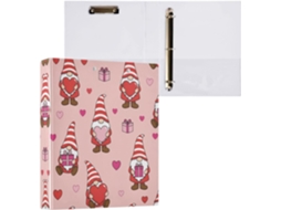 Pasta de Argolas com 3 Furos para Folhas Tamanho Carta , Organizador Fichário Prancheta, Supor (27,9 X 21,6 Cm)