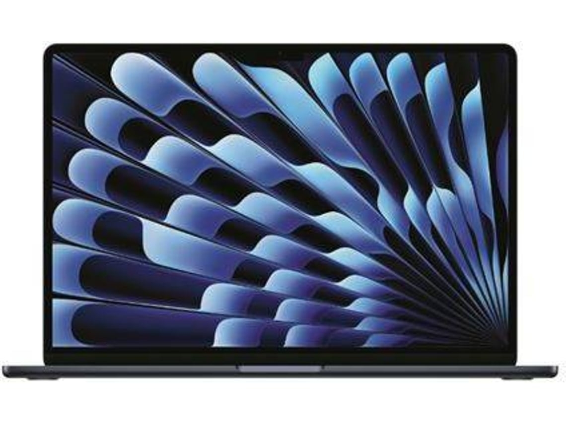 MacBook Air APPLE Medianoche (Outlet Grade A - 15'' - APPLE M3 - 10-Core - RAM: 16 GB - 256 GB SSD - 10-Core)
