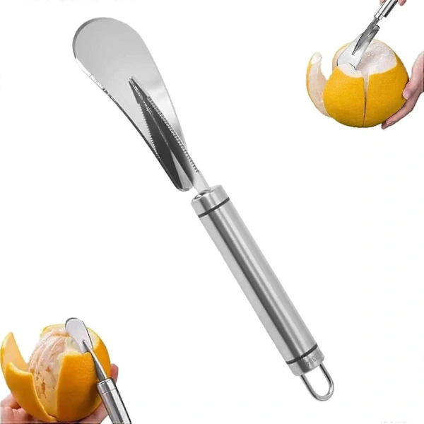 Novo Abridor De Garrafas Toranja Em Aço Inoxidável, Descascador De Frutas Em Aço Inoxidável Qualidade Alimentar, Descascador De Laranja